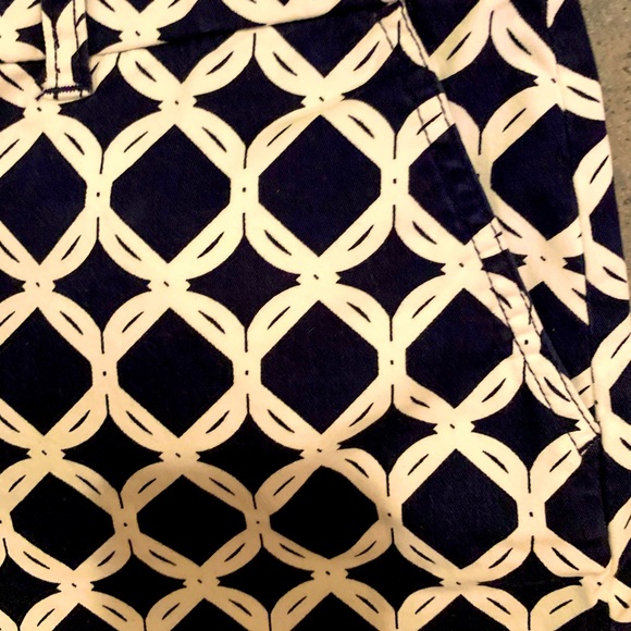 CROWN & IVY Classic PREPPY Trouser SORORITY Shorts 8 BEALLS similar to Lily #ZTA - Picture 3 of 5